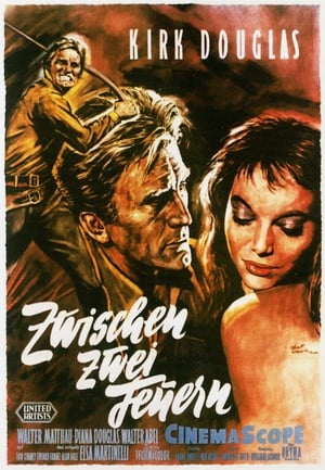 Poster Zwischen zwei Feuern 1955