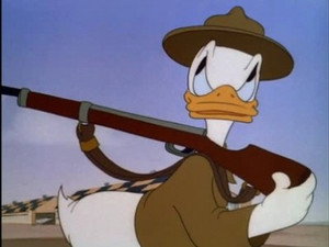 Donald à l'armée