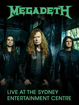Poster Megadeth Live at The Sydney Entertainment
