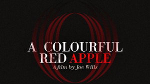 A Colourful Red Apple