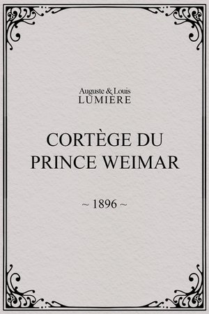 Cortège du prince Weimar
