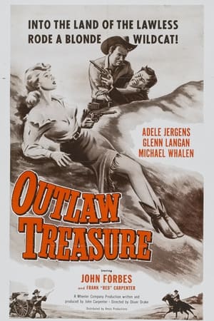 Poster Outlaw Treasure 1955