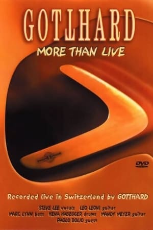 Poster Gotthard: More Than Live (2002)