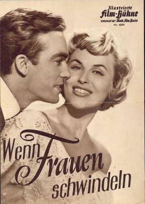 Poster Wenn Frauen schwindeln 1957