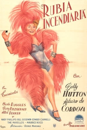 Poster La rubia de los cabellos de fuego 1945