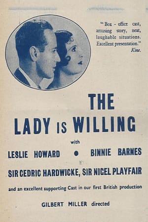 Poster The Lady Is Willing (1934)