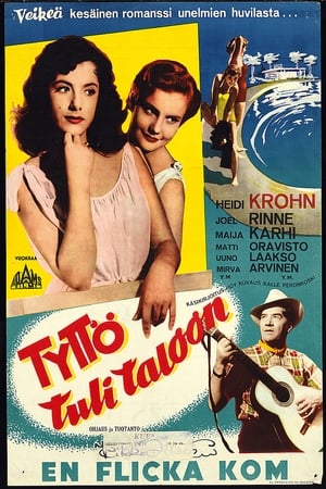 Poster Tyttö tuli taloon (1956)