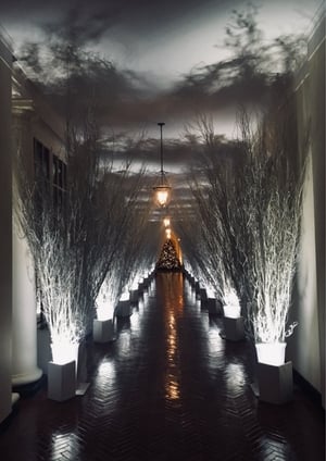 2017 Holiday Decorations at the White House poster