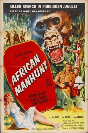 Poster African Manhunt 1955
