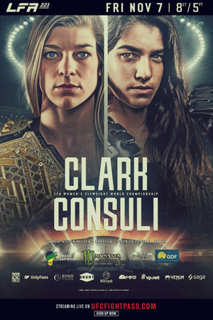 Poster LFA 221: Clark vs Consuli