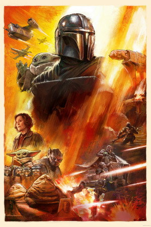 poster Star Wars: The Mandalorian and Grogu