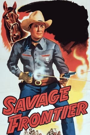 Poster Savage Frontier 1953