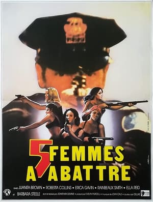 Poster Cinq femmes à abattre 1974