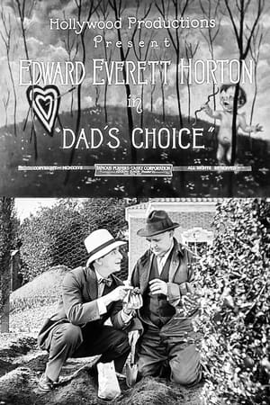 Poster Dad's Choice 1928