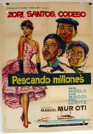 Poster Pescando millones 1959