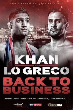 Poster Amir Khan vs. Phil Lo Greco (2018)