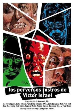 Poster Los perversos rostros de Víctor Israel 2010