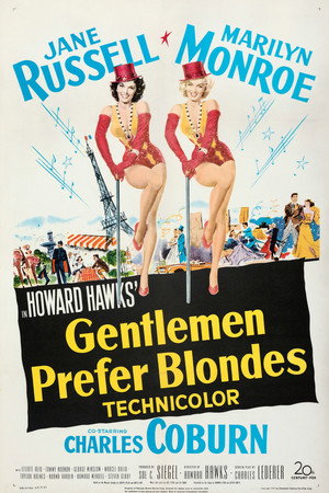 Постер фильма «Джентльмены предпочитают блондинок (1953)» — (16 из 60)
