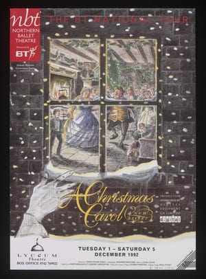 Poster Northern Ballet's A Christmas Carol 1992