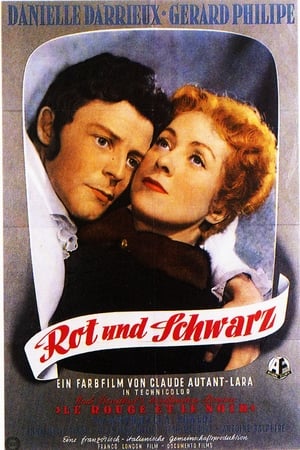 Poster Rot und Schwarz 1954