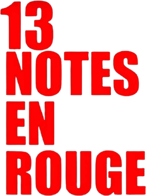 13 notes en rouge — Logos 1