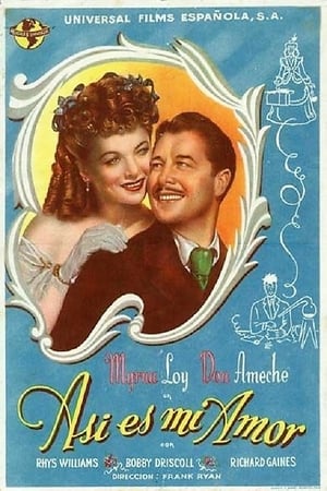 Poster Así es mi amor 1946