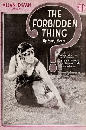 Poster The Forbidden Thing (1920)