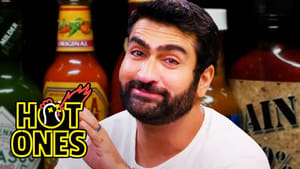 Image Kumail Nanjiani Sweats Intensely While Eating Spicy Wings