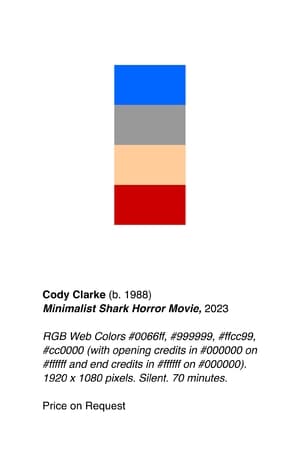 Poster Minimalist Shark Horror Movie 2023