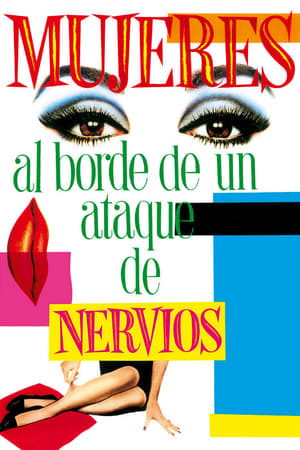 Poster Mujeres al borde de un ataque de nervios 1988