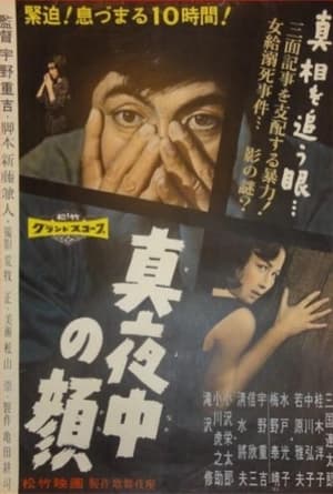 Poster 真夜中の顔 1958