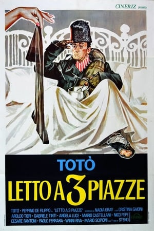 Poster Trois lit double 1960