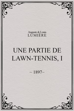 Une partie de lawn-tennis, I poster