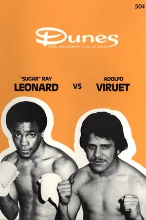 Poster Sugar Ray Leonard vs. Adolfo Viruet 1979