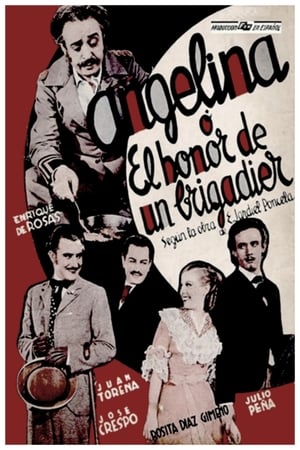 Poster Angelina, o El honor de un brigadier (1935)