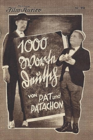 Poster 1000 German words (1930)