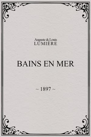 Poster Bains en mer (1897)