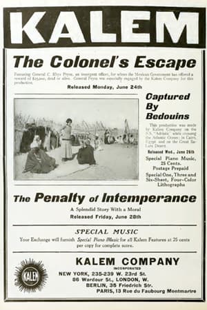 Poster The Colonel's Escape 1912