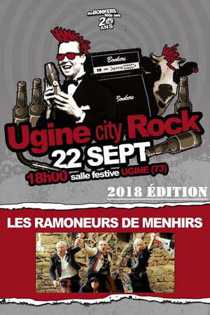 Les Ramoneurs De Ménhirs à Ugine City Rock 2018