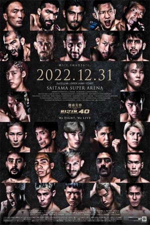 Poster RIZIN 40 (2022)