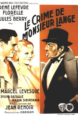 Poster Le Crime de Monsieur Lange 1936