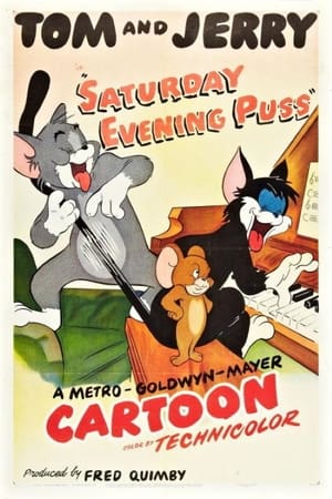 Poster Saturday Evening Puss 1950