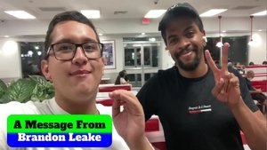 A Message from Brandon Leake