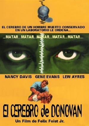 Poster El cerebro de Donovan 1953