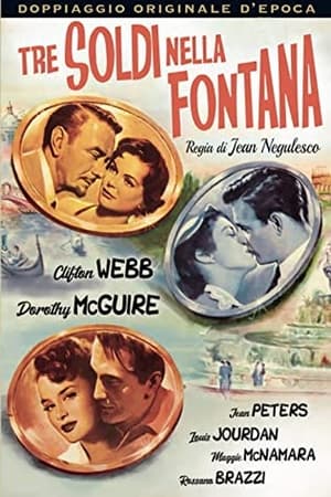 Poster Tre soldi nella fontana 1954