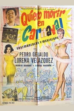 Poster Quiero morir en carnaval (1961)