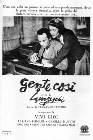 Poster Gente Così 1950