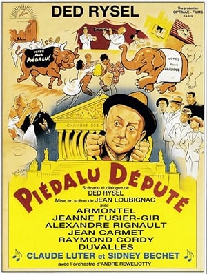 Poster Piédalu député (1954)