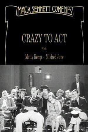 Poster Crazy to Act 1927