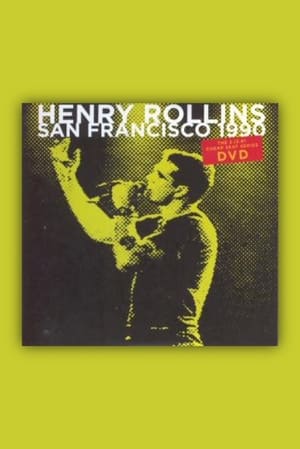 Henry Rollins: San Francisco 1990 poster